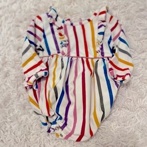 Ruffle butts rainbow romper